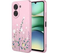 Coque Pour Xiaomi Redmi A5 4g, Très Mince Élégante Fleurs Vignes Ou Panda Mignons Design Housse, Souple Silicone Liquide Tpu Bumper Antichoc Mat Femme Étui (Rose A92)[Wke00984]