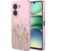 Coque Pour Xiaomi Redmi A5 4g, Très Mince Élégante Fleurs Vignes Ou Panda Mignons Design Housse, Souple Silicone Liquide Tpu Bumper Antichoc Mat Femme Étui (Rose A97)[Wke00987]