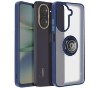 Avizar Coque pour Xiaomi Redmi A5 Bague Magnétique Dos Translucide Bleu