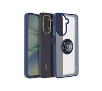 Coque pour Xiaomi Redmi A5 Bague Magnétique Dos Translucide Bleu