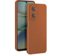 Coque pour Xiaomi Redmi A5 Silicone Lisse Bloc Caméra Protégé Marron