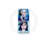 Coque pour Xiaomi Redmi Note 10 5G Blackpink Groupe K-pop Filles Jennie et Rosé Lovesick girls poster the album