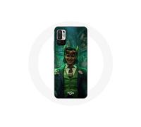 Coque pour Xiaomi Redmi Note 10 5G Loki Thor Ragnarok avec Casque Affiche Personnage Série Saison 1
