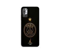 Coque Pour Xiaomi Redmi Note 10 5g PSG logo jordan doré étoile champion