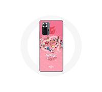 Coque pour Xiaomi Redmi Note 10 Pro TWICE Logo Rouge Affiche What Is Love