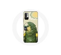 Coque pour Xiaomi Redmi Note 10T 5G Amazone Perroquets Vert