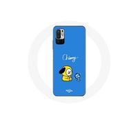 Coque pour Xiaomi Redmi Note 10T 5G Bangtan BTS BT21 Chimmy Jimin Fond Bleu