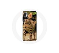 Coque pour Xiaomi Redmi Note 10T 5G Bengal Race de chats dessin Animé