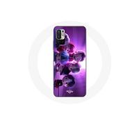Coque pour Xiaomi Redmi Note 10T 5G BTS TinyTAN Animation Affiche RM Jin Suga J-Hope Jimin V Et Jungkook Mic Drop