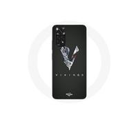 Coque pour Xiaomi Redmi Note 11 4G Vikings Série Saison 6 logo V Epée Gris Fond Noir