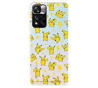 Coque pour Xiaomi Redmi Note 11 - Note 11S 4G Officiel Pokemon, Motif Pikachu pour protéger votre téléphone - Coque en silicone souple pour Xiaomi avec licence officielle Pokémon
