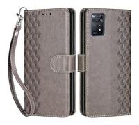 Coque pour Xiaomi Redmi Note 11 Pro 5G Global, Coque Redmi Note 12 Pro 4G, Etui Protection Housse Premium Cuir de Portefeuille en Fermeture Magnétique Flip Case pour Redmi Note 11E Pro Coque (Gris)