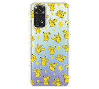 Coque pour Xiaomi Redmi Note 11 Pro 5G Officiel Pokemon, Motif Pikachu pour protéger votre téléphone portable, Coque en silicone souple avec licence officielle Pokémon,