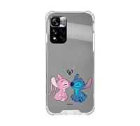 Coque pour Xiaomi Redmi Note 11 Pro 5G Officielle Lilo & Stitch Baiser Miroir Argent pour protéger votre téléphone. Choisissez le type de coque que vous aimez avec licence officielle Disney
