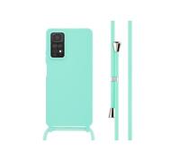 imoshion Étui en silicone avec cordon pour le Xiaomi Redmi Note 11 Pro - Vert menthe