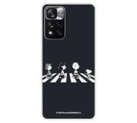 Coque pour Xiaomi Redmi Note 11-Redmi Note 11S 4G Officiel Snoopy Peanuts Personnages Beatles Transparent pour protéger Votre téléphone - Coque en Silicone Souple avec Licence Officielle de Snoopy