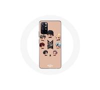 Coque pour Xiaomi Redmi Note 11s 5G BTS TinyTAN Animation Affiche RM Jin Suga J-Hope Jimin V Et Jungkook