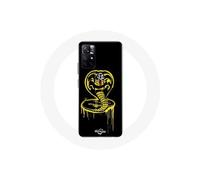 Coque Pour Xiaomi Redmi Note 11s 5g Cobra Kai Logo Jaune Fond Noir Affiche Série