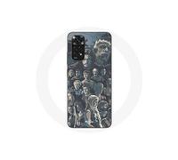 Coque pour Xiaomi Redmi Note 11S Game of Thrones Saison 8 Le Trône de Fer Affiche Personnages Fond Gris