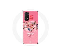 Coque pour Xiaomi Redmi Note 11S TWICE Logo Rouge Affiche What Is Love
