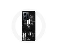 Coque pour Xiaomi Redmi Note 12 4G BTS Signature Members Rm Jin Jimin V Suga Jungkook J-hope