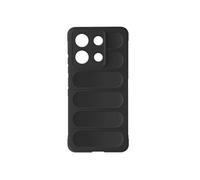 Coque pour Xiaomi Redmi Note 13 4G Antichoc Silicone Motif texturé 3D Noir