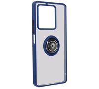 Coque pour Xiaomi Redmi Note 13 5G Bague Métallique Fonction Support Bleu Nuit