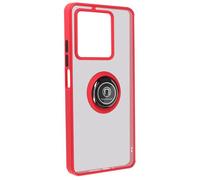 Coque pour Xiaomi Redmi Note 13 5G Bague Métallique Fonction Support Rouge