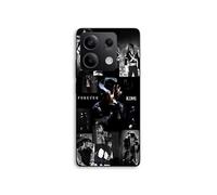 Coque de téléphone - MANIACASE - Xiaomi Redmi Note 13 5G - Silicone TPU - Noir - Michael Jackson Forever King