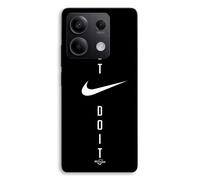 Coque de téléphone - MANIACASE - Xiaomi Redmi Note 13 5G - Silicone TPU - Noir - Nike ""Just do it""