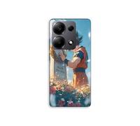 Coque Pour Xiaomi Redmi Note 13 Pro 4G Akira Toriyama Son Goku Tombe
