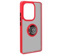 Coque pour Xiaomi Redmi Note 13 Pro 4G Bague Métallique Support Vidéo Rouge