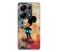 Coque Pour Xiaomi Redmi Note 13 Pro 4g Mickey Fond De Texture Abstraite Maniacase