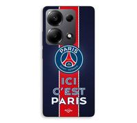 Coque Pour Xiaomi Redmi Note 13 Pro 4G PSG logo ici c'est Paris