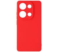 Coque pour Xiaomi Redmi Note 13 Pro 4G Silicone Mat Protection Caméra Rouge