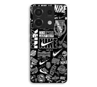 Coque Pour Xiaomi Redmi Note 13 Pro 5g Nike Air Logo Graffiti Noir Et Blanc Maniacase