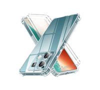 Coque pour Xiaomi Redmi Note 13 Pro 5G Transparente avec 2 Verre Trempé,Antichoc Silicone Souple TPU Étui Housse - TECHTA