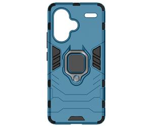 Coque pour Xiaomi Redmi Note 13 Pro Plus Anneau Support Ring Collection Bleu