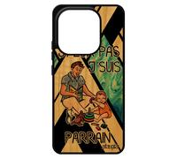 Coque Pour Xiaomi Redmi Note 14 4g Europe Bois Silicone Je Peux Pas J'suis Parrain Portable Naissance Fille Smartphone Cover Humour Jpeux