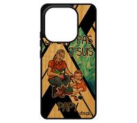 Coque Pour Xiaomi Redmi Note 14 4g Europe En Bois Silicone J'peux Pas J'suis Papy Naissance Fille Grand Pere Humour Portable Comique Papi