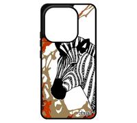 Coque Pour Xiaomi Redmi Note 14 4g Europe Silicone Zebre Arbre Animal Rayure Peinture Ethnique Afrique Artiste Tribal Art Marron Kenya De