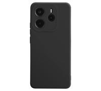 Coque pour Xiaomi Redmi Note 14 4G Silicone Lisse Bloc Caméra Protégé Noir