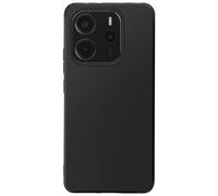Coque pour Xiaomi Redmi Note 14 4G Silicone Souple Revêtement Fin Mayaxess Noir