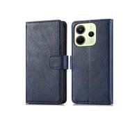 imoshion imoshion Étui de télephone portefeuille de luxe pour Xiaomi Redmi Note 14 (4G) Bleu foncé Bleu foncé