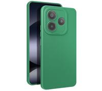 Coque pour Xiaomi Redmi Note 14 5G Silicone Souple Bloc Caméra Protégé Vert