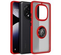 Coque pour Xiaomi Redmi Note 14 Pro 5G / 4G et Note 14 Pro Plus Bague Rouge