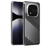 Avizar Coque pour Xiaomi Redmi Note 14 Pro et 14 Pro Plus Contour silicone transparent