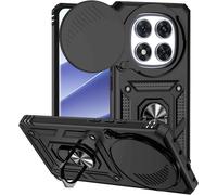 Coque Pour Xiaomi Redmi Note 14 Pro Plus 5g Avec Support 360° Rotatif, Protection Caméra, Militaire Pc Dur Renforcée Armor Antichoc - Hqselection®