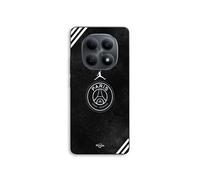 Coque de téléphone - MANIACASE - Xiaomi Redmi Note 15 5g - Noir - Silicone TPU - PSG Jordan logo