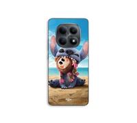 Coque de téléphone - MANIACASE - Xiaomi Redmi Note 15 5G - silicone TPU - motif Stitch & Moana Kakamora - noir